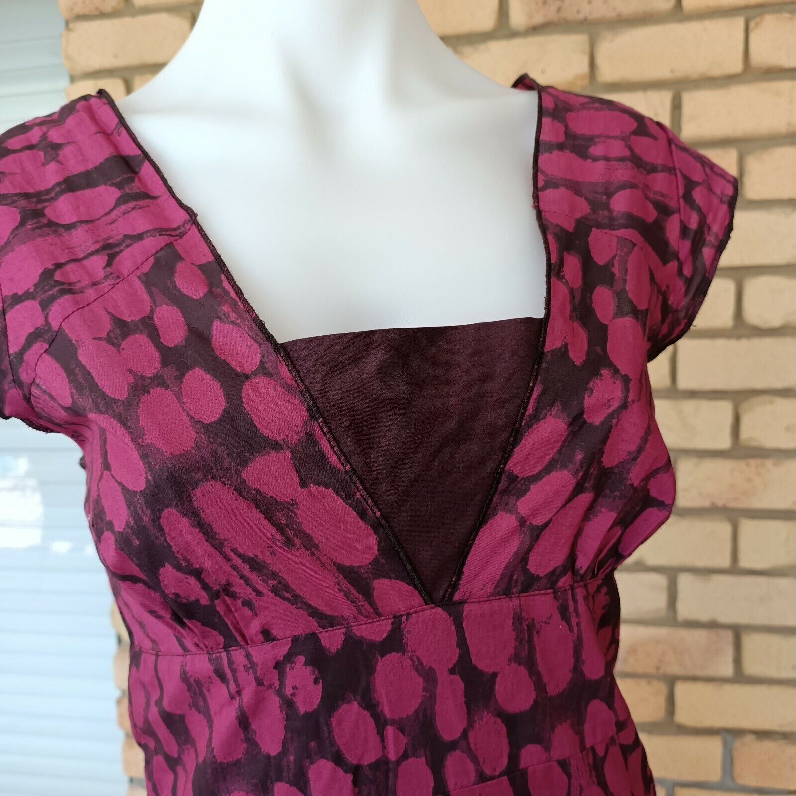 Designer × Vintage Boom Shankar Dress Size 10 Pink A Line Midi Size M / US 6-8 / IT 42-44 - 5 Thumbnail