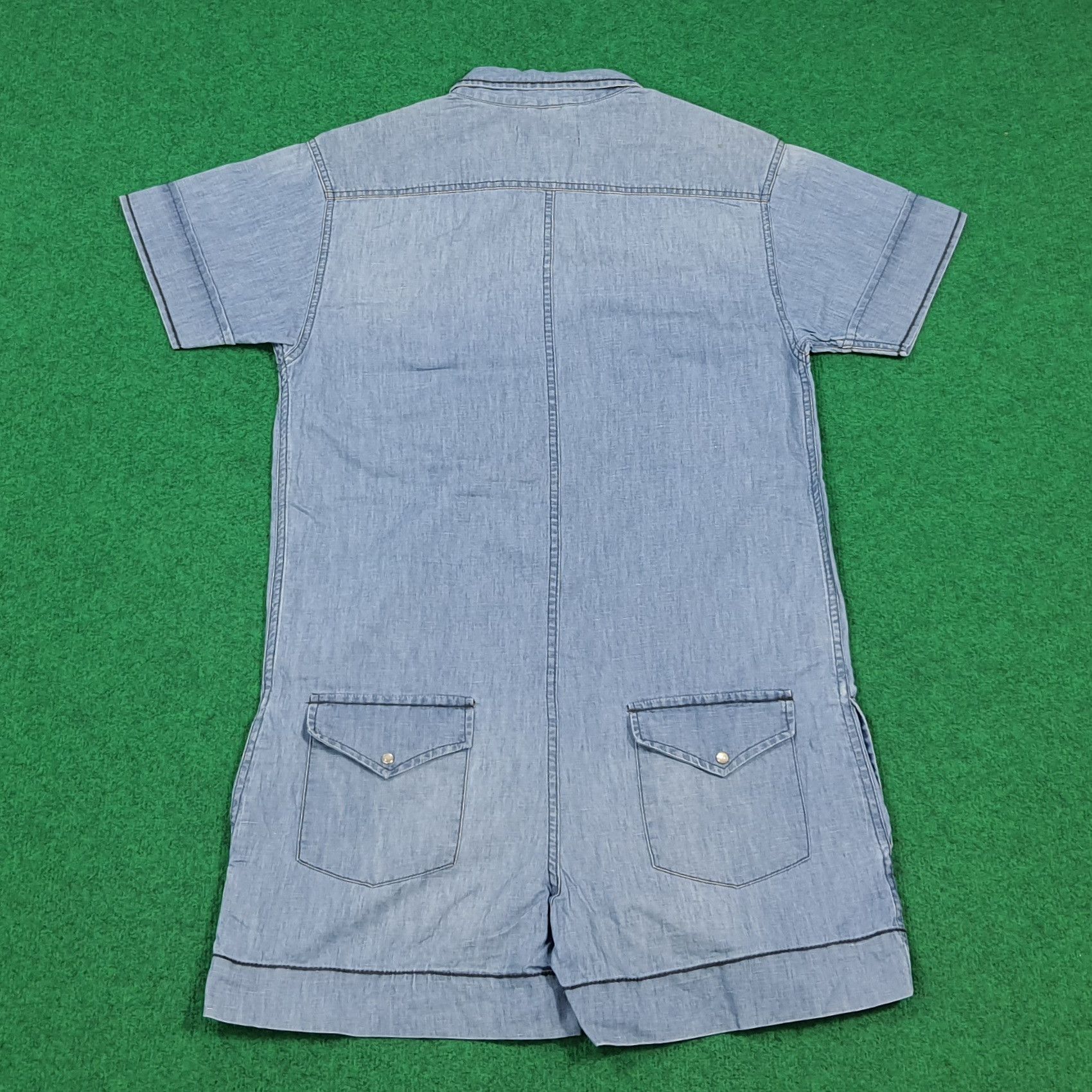 Isabel Marant Etoile Vintage Etoile Isabel Marant Denim Playsuit Romper C301N38 Size S / US 4 / IT 40 - 3 Thumbnail