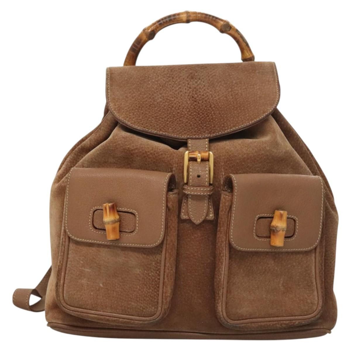 Gucci Gucci Bamboo backpack Size ONE SIZE - 1 Thumbnail