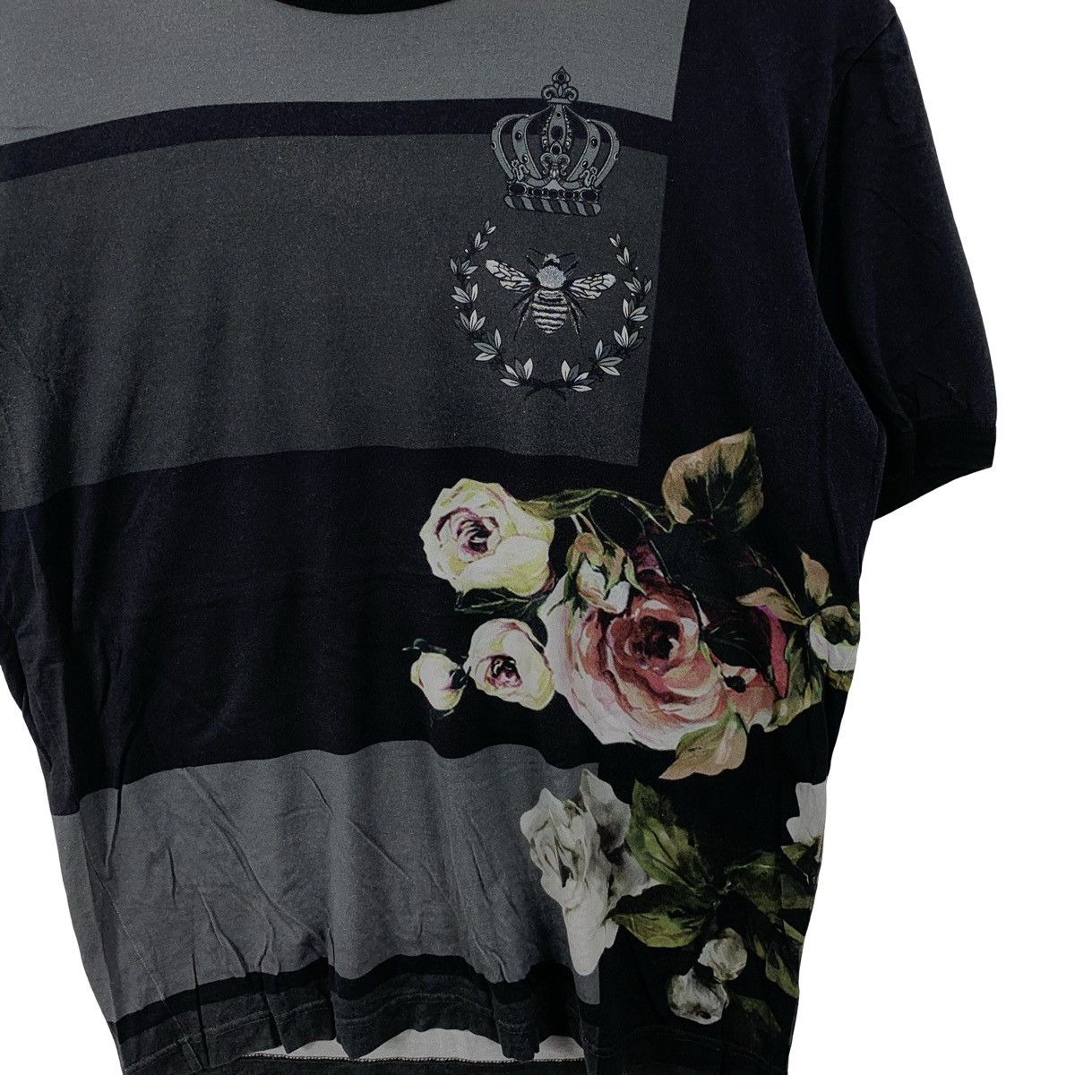 Dolce & Gabbana Dolce & Gabbana Floral Crown Crest Graphic Panel Stripe Size M / US 6-8 / IT 42-44 - 6 Thumbnail
