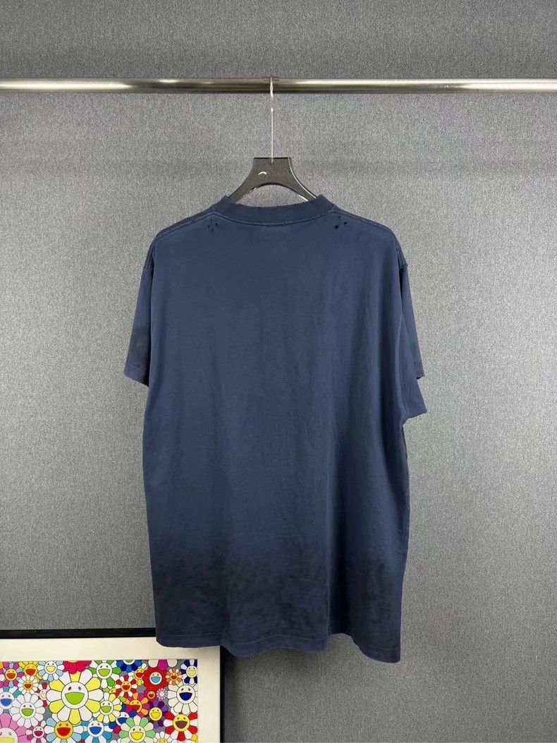 Balenciaga Balenciaga new 3B mud dyed distressed short sleeved shirt-2 Size US S / EU 44-46 / 1 - 2 Thumbnail
