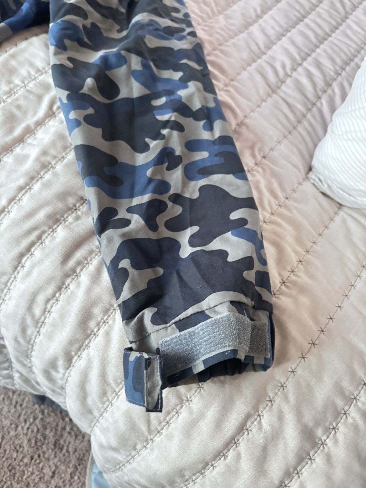 Bape Blue Bape Camo Rain Jacket Size US S / EU 44-46 / 1 - 4 Thumbnail