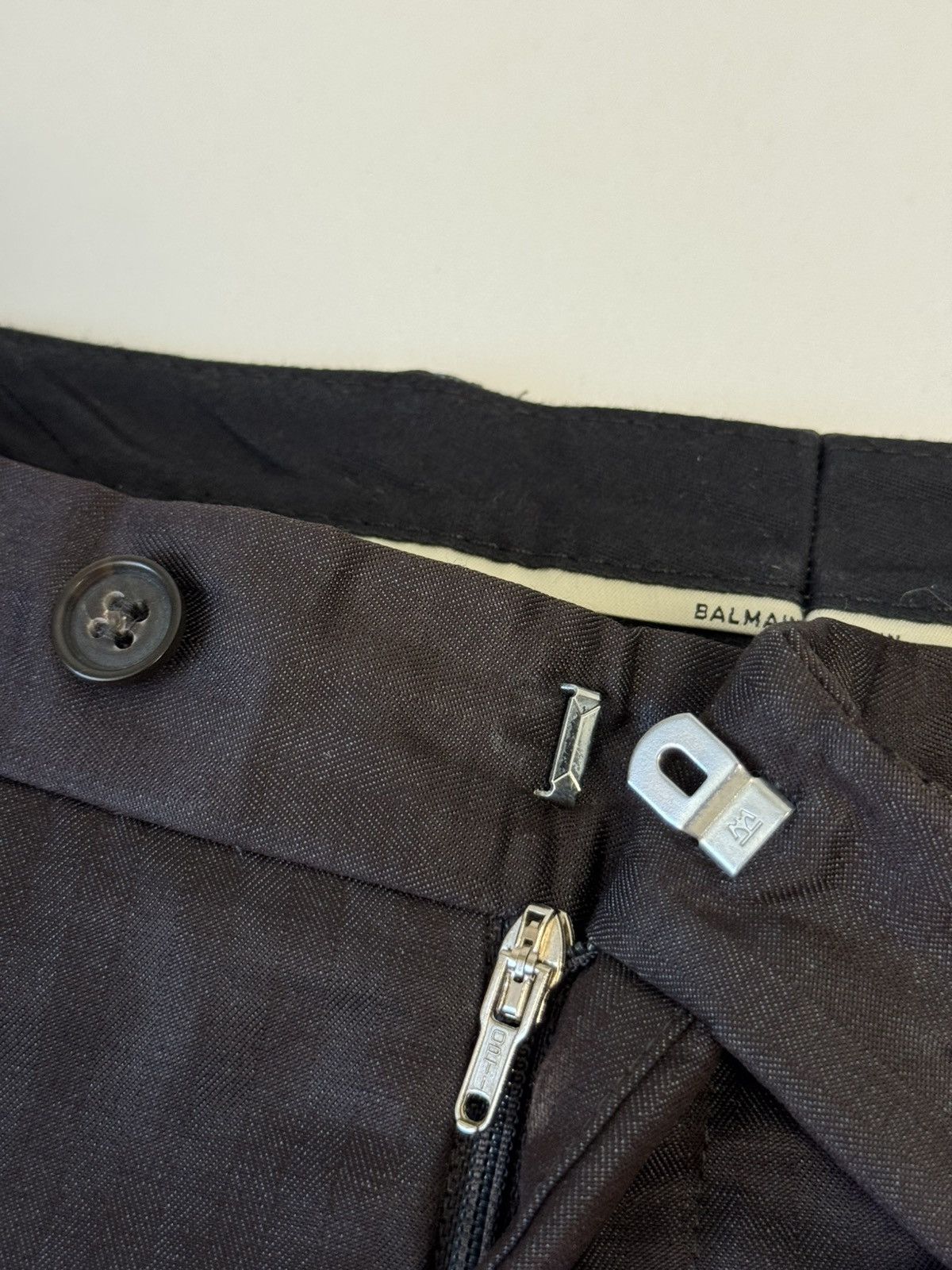 Balmain Balmain Wool Jacket Blazer Pants Suit Size 50R - 20 Thumbnail