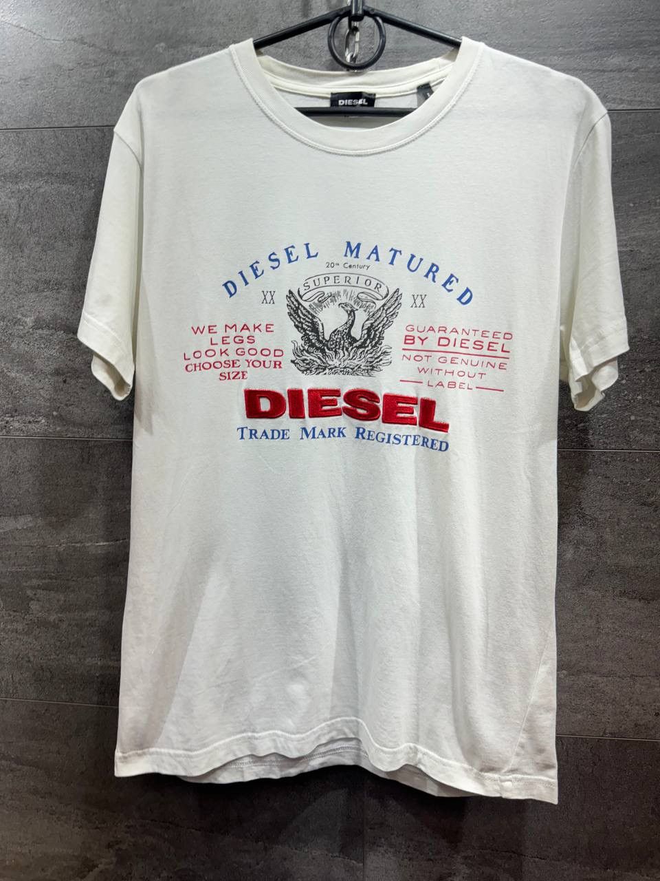Diesel × Vintage Diesel T Logys Men’s T-Shirt Size US L / EU 52-54 / 3 - 1 Thumbnail