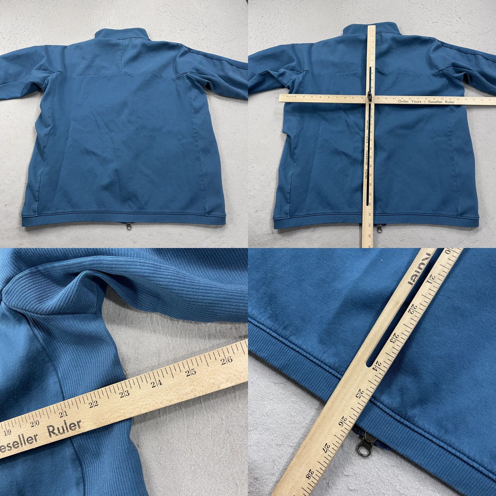 Nike Nike RF Jacket Mens L Blue Full Zip Cotton Sports Athleisure Logo 90s? Size US L / EU 52-54 / 3 - 8 Thumbnail