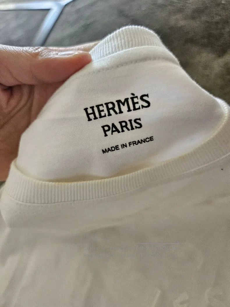 Hermes Hermes White T-shirt dress Size XS / US 0-2 / IT 36-38 - 3 Thumbnail