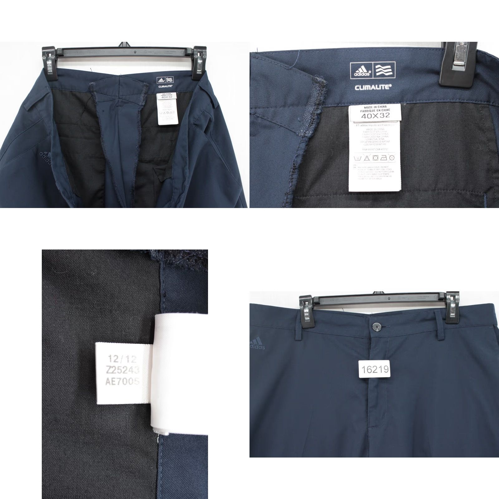 Adidas Adidas Performance Pants Men’s 38 Navy Blue Straight Climalite Flat Front Golf Pants Mens 38 Blue Golf Pre-Owned Size US 38 / EU 54 - 8 Thumbnail