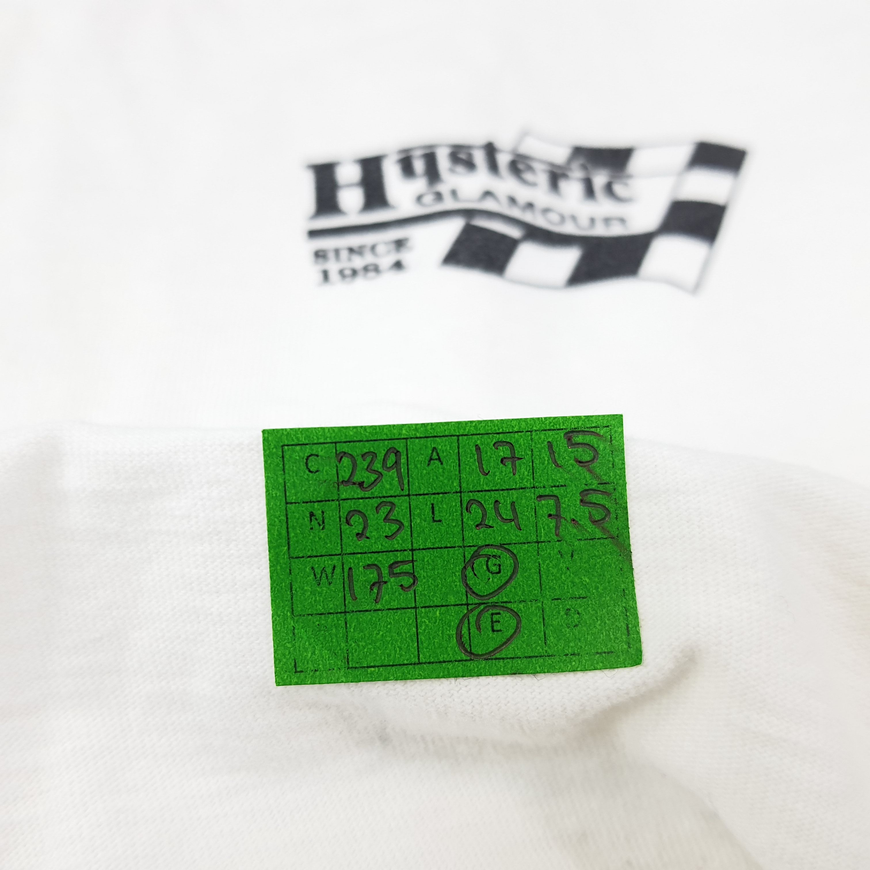 Hysteric Glamour Vintage Hysteric Glamour Fever Japan Brand Tshirt C239N23 Size US S / EU 44-46 / 1 - 10 Thumbnail