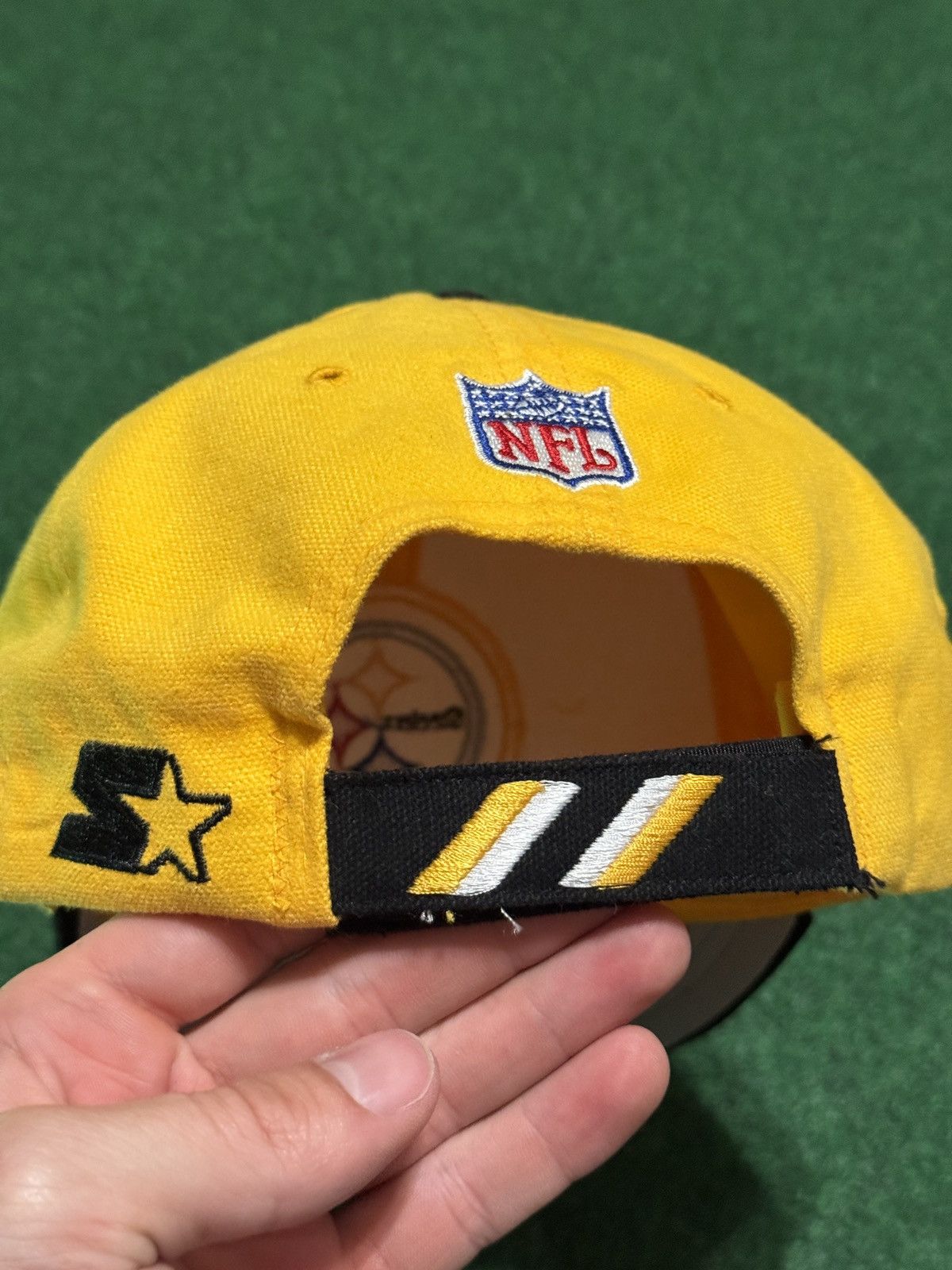Starter Pittsburgh Steelers Starter Cap NFL Vintage 90s Strap Hat Size ONE SIZE - 5 Thumbnail