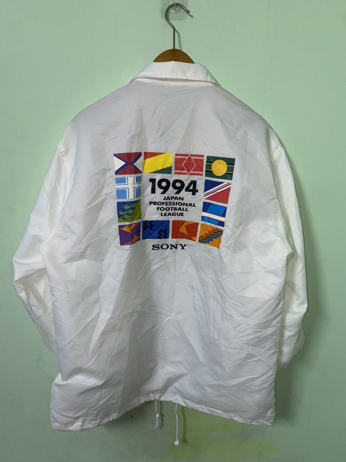 Vintage Vintage 90s Sony J League Promo Jacket Size US XL / EU 56 / 4 - 1 Thumbnail