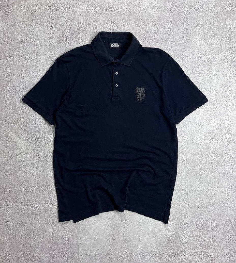 Karl Lagerfeld Vintage Karl Lagerfeld Bog Logo Polo T-shirt M Size US M / EU 48-50 / 2 - 1 Thumbnail