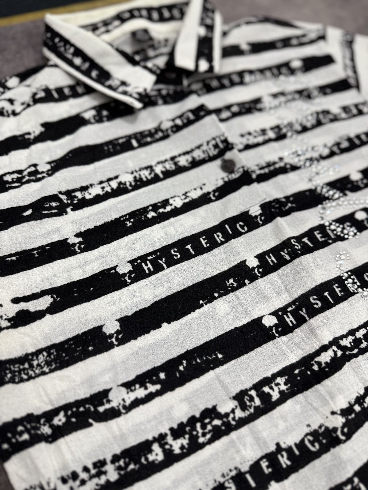 Hysteric Glamour HYSTERIC STRIP SKUL PRINT TSHIRT Size M / US 6-8 / IT 42-44 - 6 Thumbnail