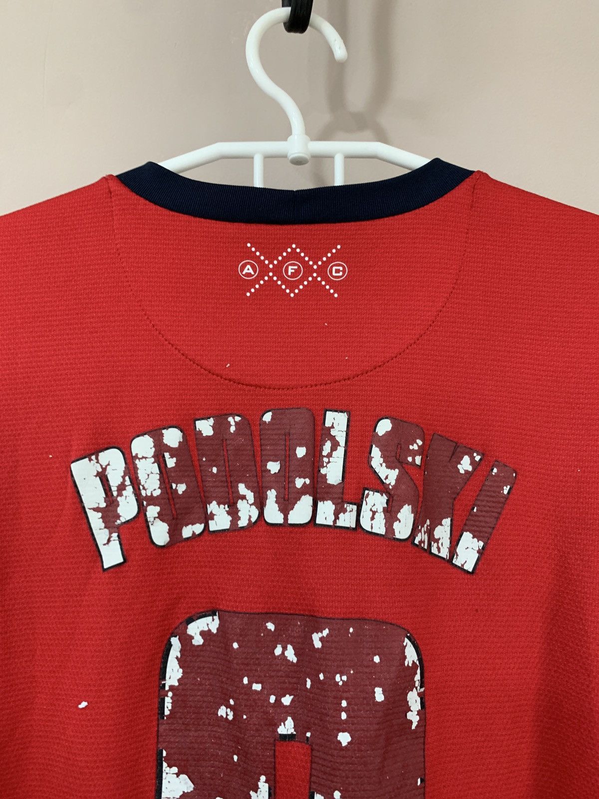 Nike Arsenal London Football Shirt Nike Soccer Jersey PODOLSKI Size US XL / EU 56 / 4 - 12 Thumbnail