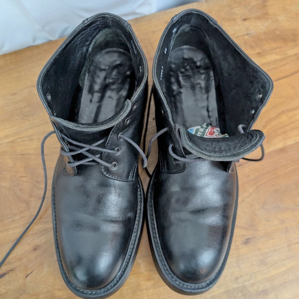 Premiata Premiata Chunky Black Leather Ankle Boots UK 10 Size US 11 / EU 44 - 10 Thumbnail