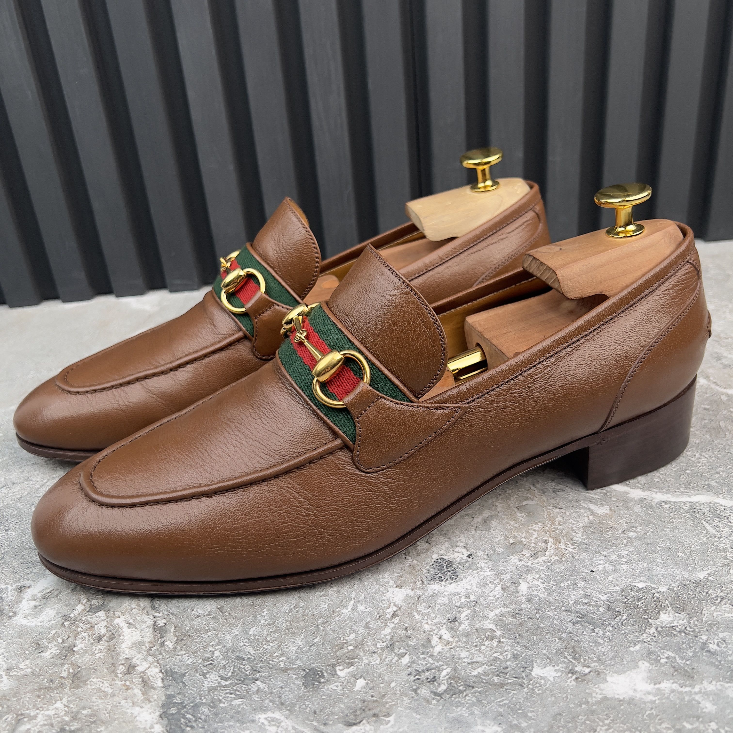 Gucci Gucci Quentin Web Horsebit Heels Loafers Leather Size US 9.5 / EU 42-43 - 1 Thumbnail