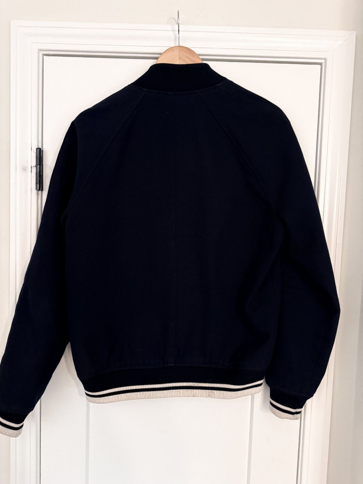 A.P.C. A.P.C. Navy Varsity Jacket Size US M / EU 48-50 / 2 - 7 Thumbnail