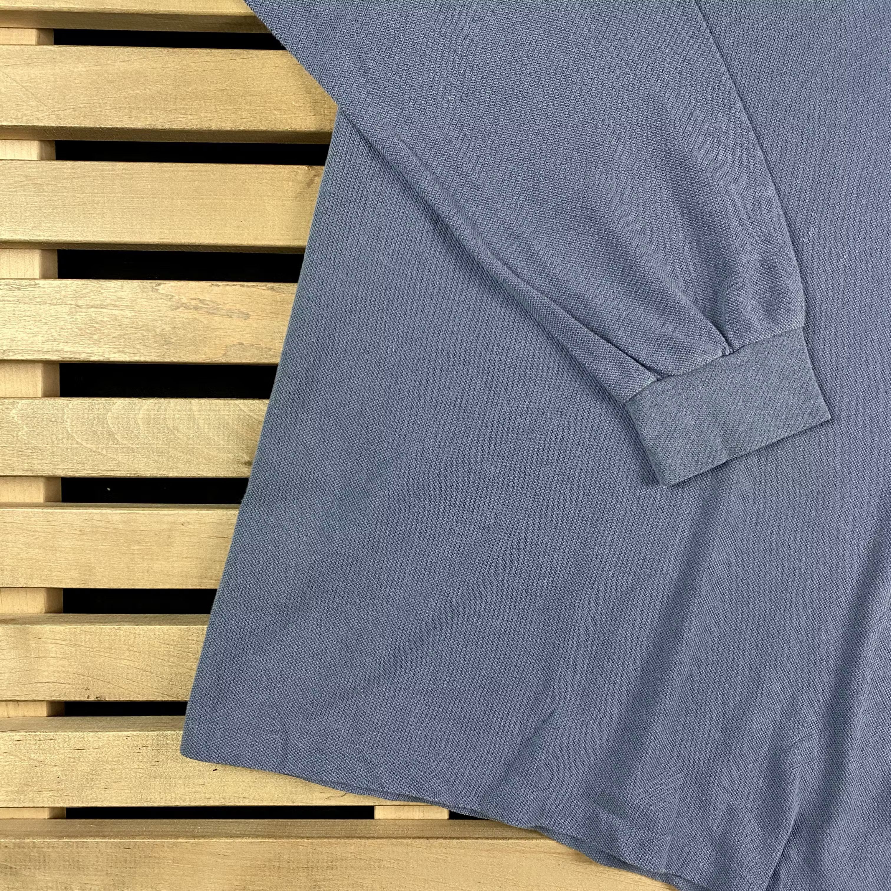 Lacoste × Vintage Mens Long Sleeve Lacoste Chemise Vintage Size 7 Size US L / EU 52-54 / 3 - 3 Thumbnail