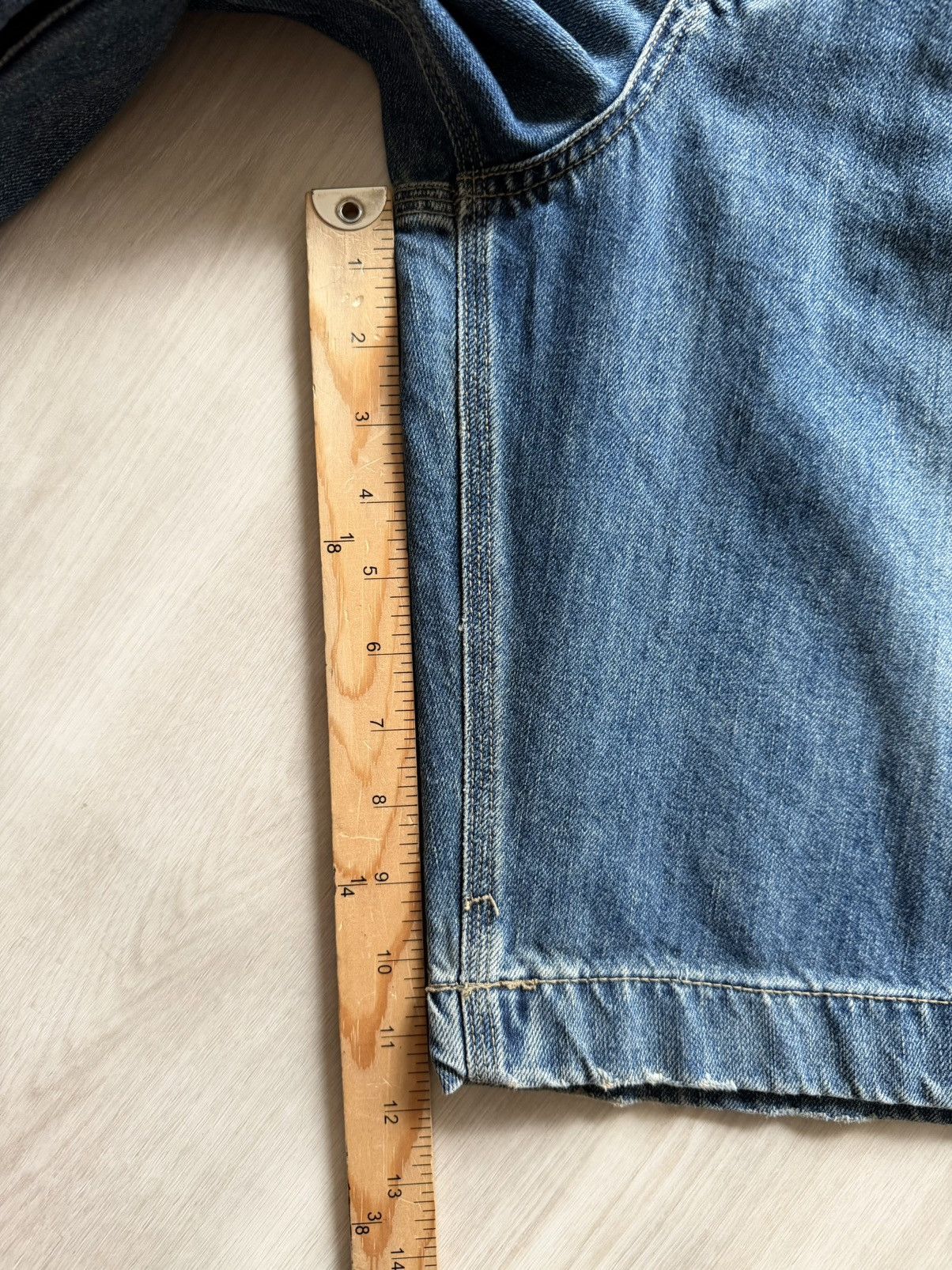 Old Navy Vintage Old Navy Painters Carpenter Denim Shorts Sz 38 Baggy Size US 38 / EU 54 - 3 Thumbnail