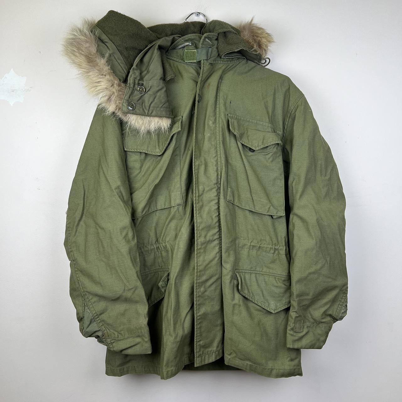 Vintage Vintage M65 Army Winter Parka Faux Fur Hood 8405-782-2936 Size US S / EU 44-46 / 1 - 1 Thumbnail