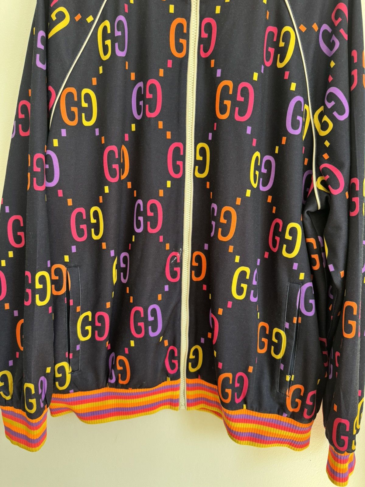 Gucci Gucci Monogram Track Jacket Size US XL / EU 56 / 4 - 4 Thumbnail