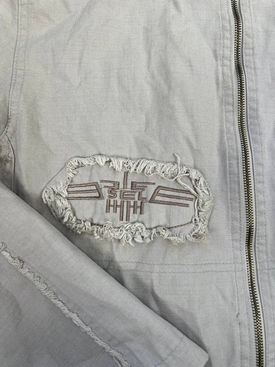 Diesel × Vintage Rare Vintage By Diesel Linen Oversize Cowboy Western Jacket Size US L / EU 52-54 / 3 - 9 Thumbnail