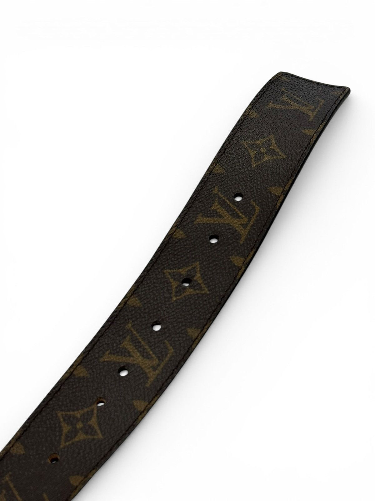 Louis Vuitton Louis Vuitton Shape Belt Monogram 40MM Brown Size 100 Size 36 - 5 Thumbnail