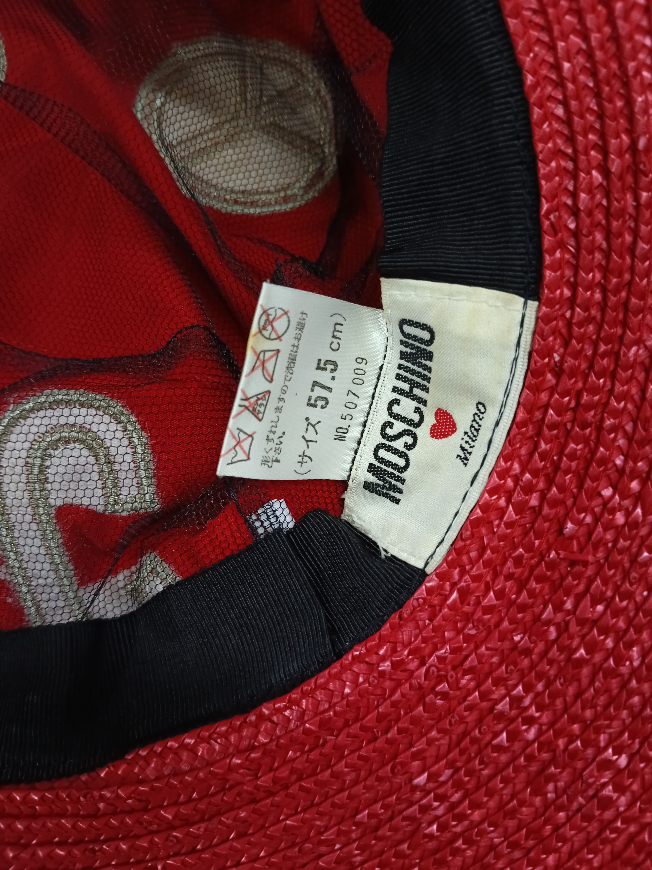 Moschino OG🔥GRAIL MOSCHINO BUCKET HAT Size ONE SIZE - 6 Thumbnail