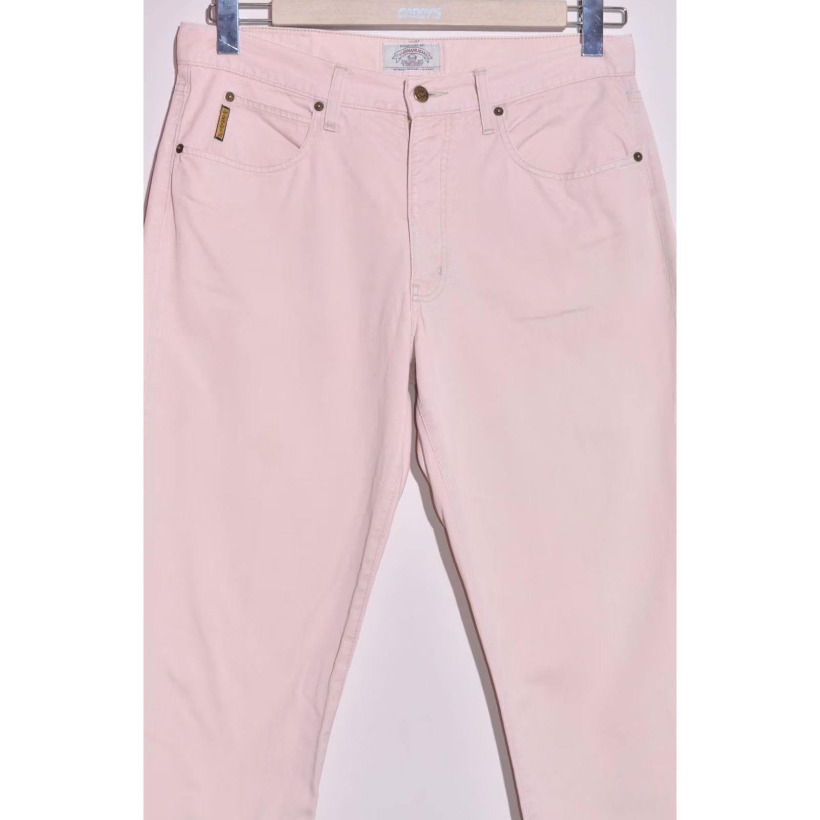 Vintage VINTAGE Armani Jeans Men's Eco-Stone Beige Denim Pants Made in Italy Size 36 Size US 36 / EU 52 - 2 Thumbnail
