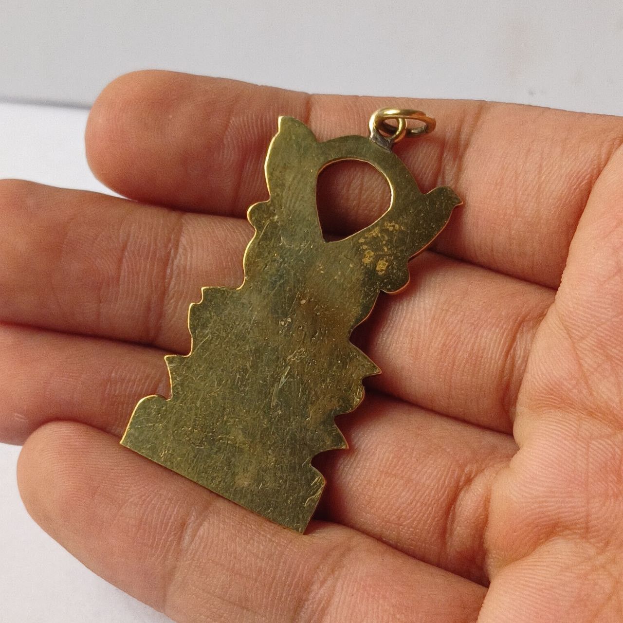 Handmade Antique Egyptian Ankh Pendant – Handmade Brass Amulet Size ONE SIZE - 3 Thumbnail