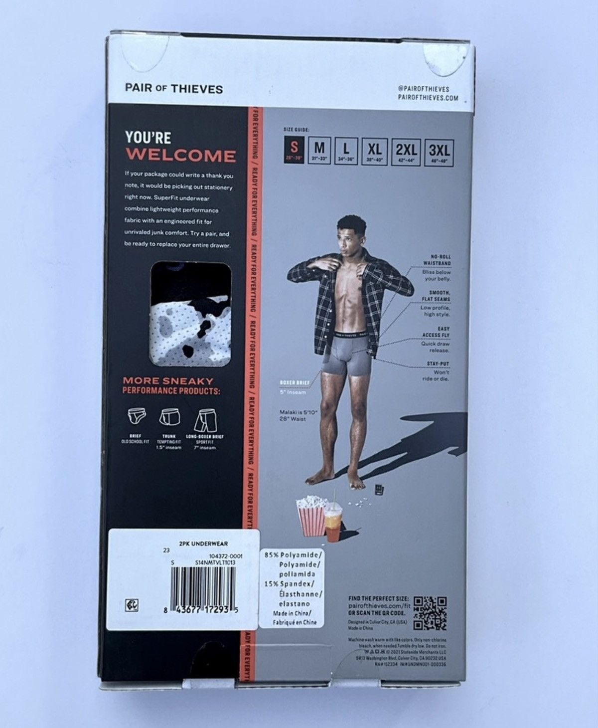 Other Pair of Thieves 2 pack SUPERFIT Boxer Briefs S Size 28 - 6 Thumbnail