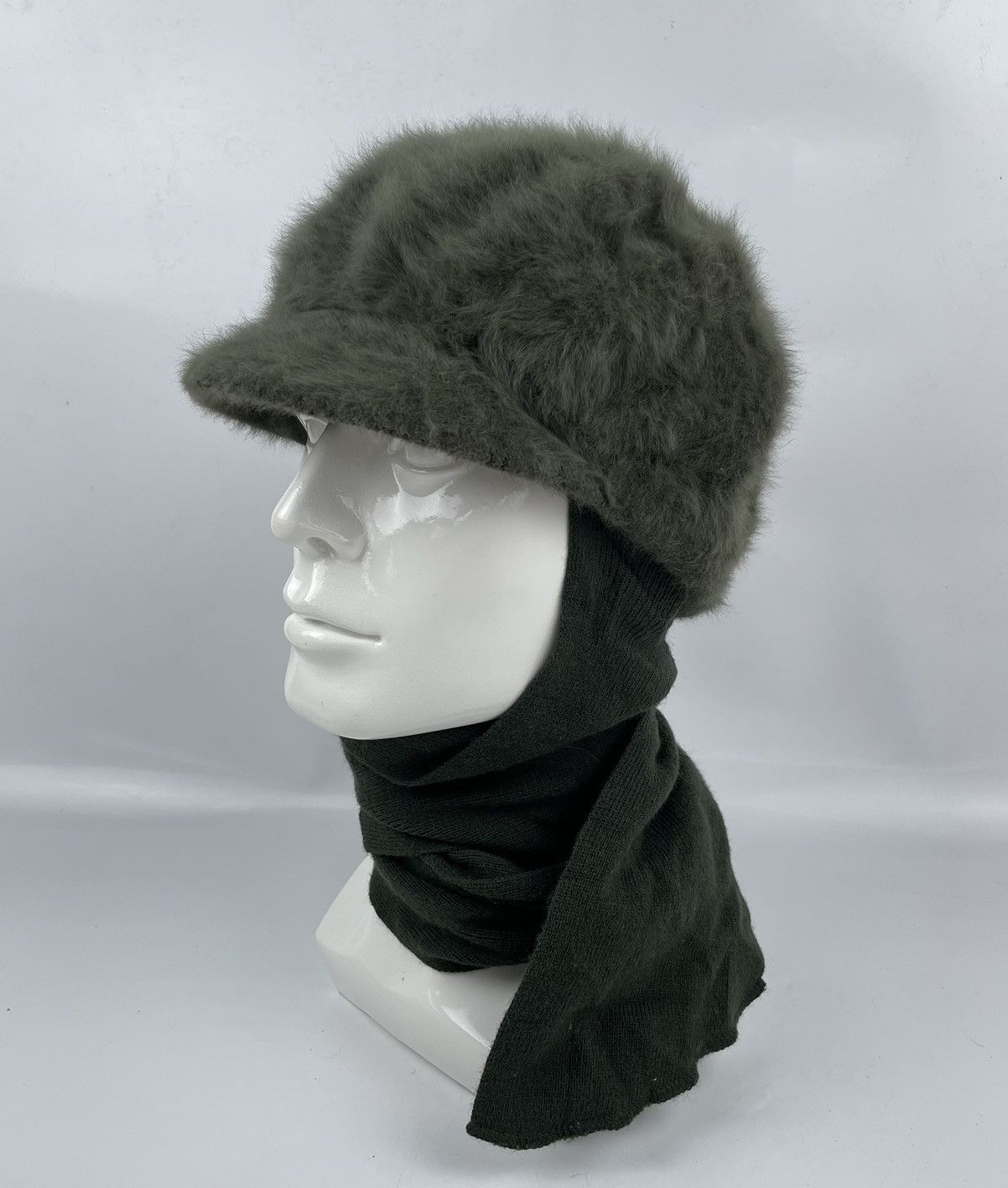 image of Vintage Kangol Hat With Neck Scarf Tc13, Men's