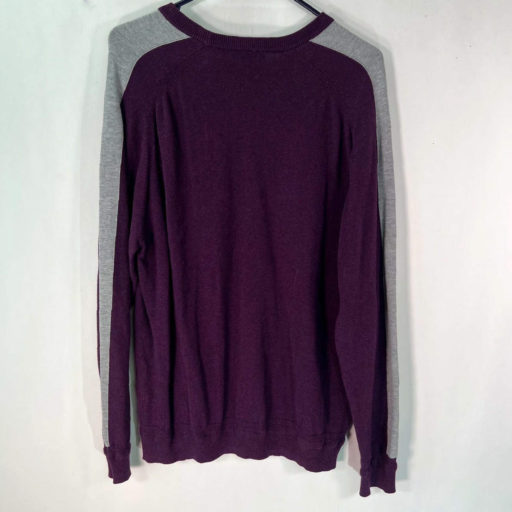 DKNY DKNY Womens Pullover Sweater Size XL Long Sleeve Crew Neck Solid Purple Knit Casual Size XL / US 12-14 / IT 48-50 - 2 Thumbnail