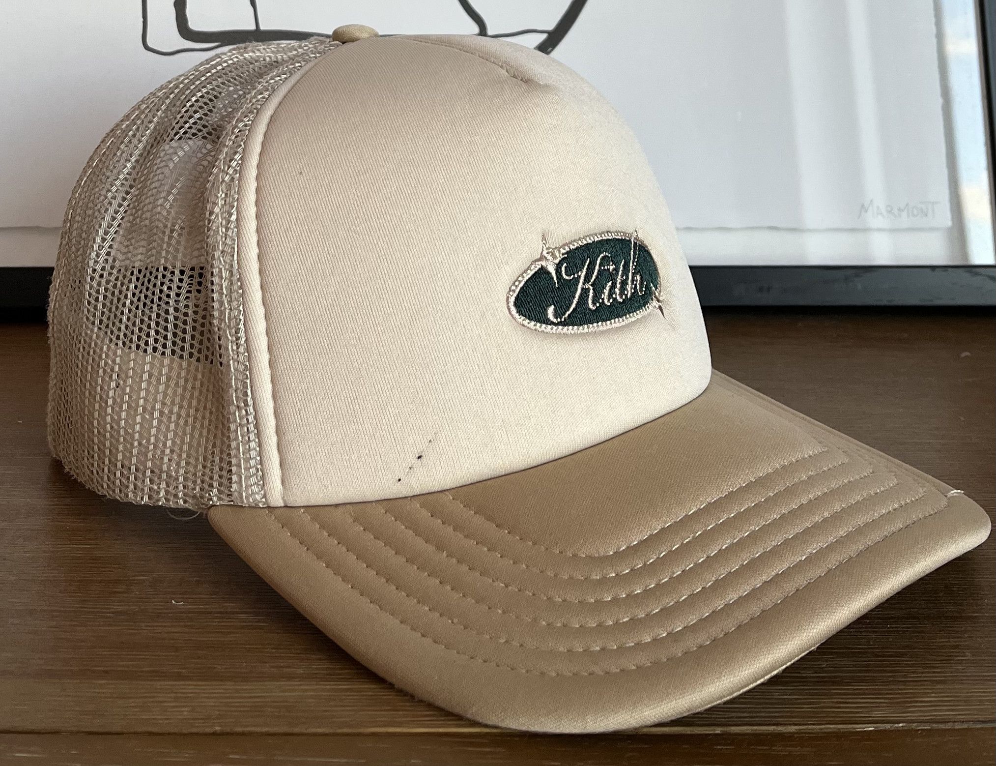 Kith Kith Tan Snapback Trucker Hat Size ONE SIZE - 7 Thumbnail