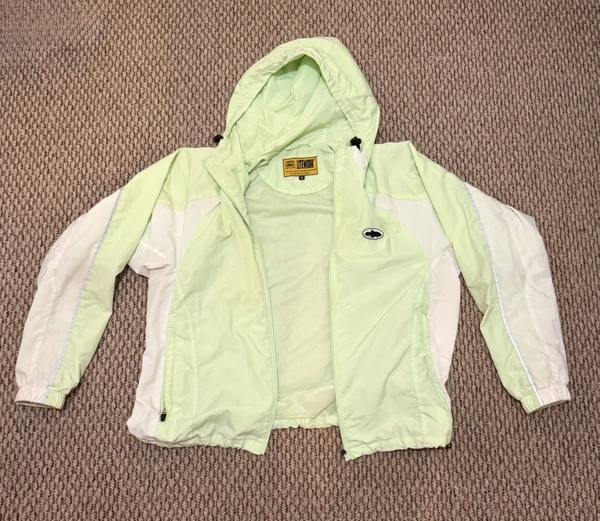 Corteiz Corteiz Litework Nylon Jacket – Light Green Size US M / EU 48-50 / 2 - 3 Thumbnail