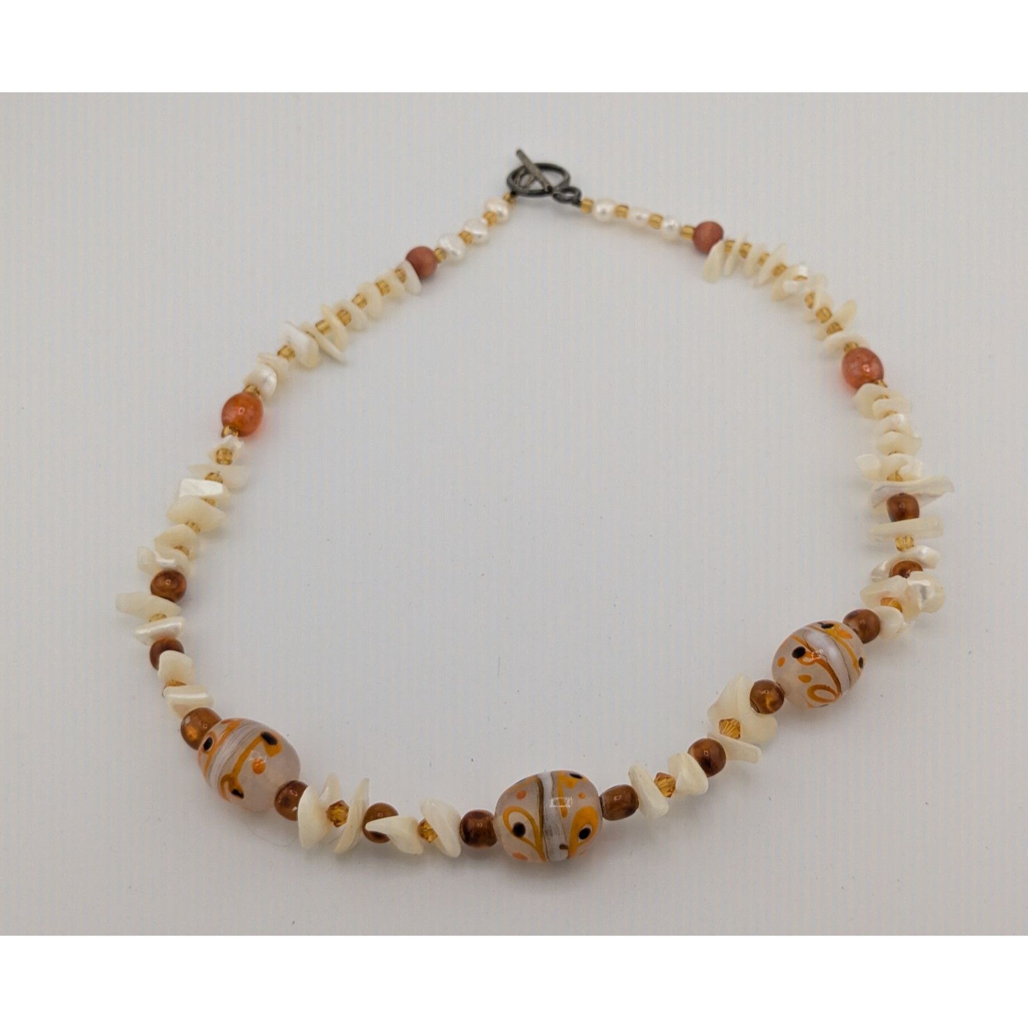 Other Handmade Mermaidcore Shell Pearl and Glass Necklace Size ONE SIZE - 6 Thumbnail