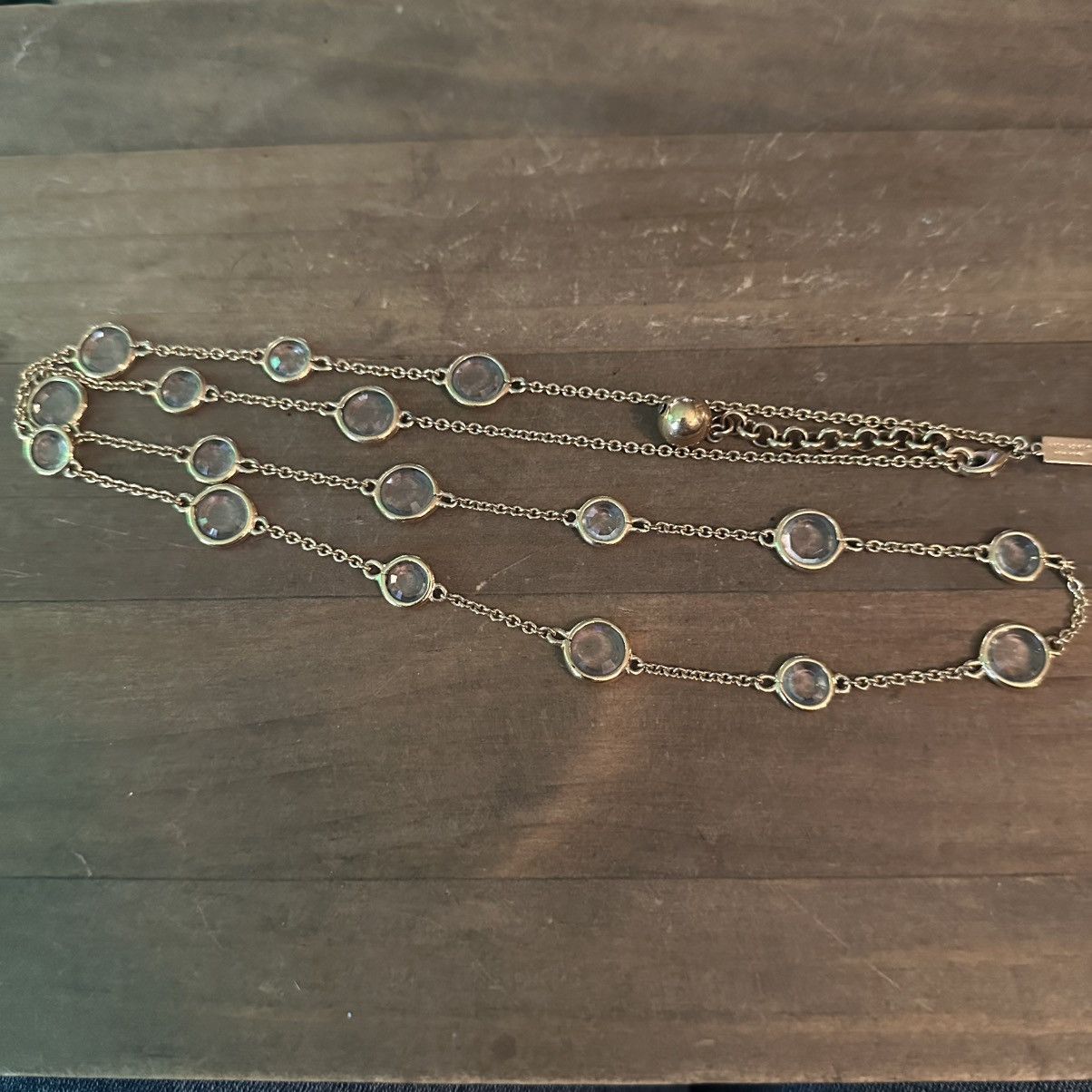 Kate Spade Kate Spade bezeled CZ crystal stones necklace Size ONE SIZE - 4 Thumbnail