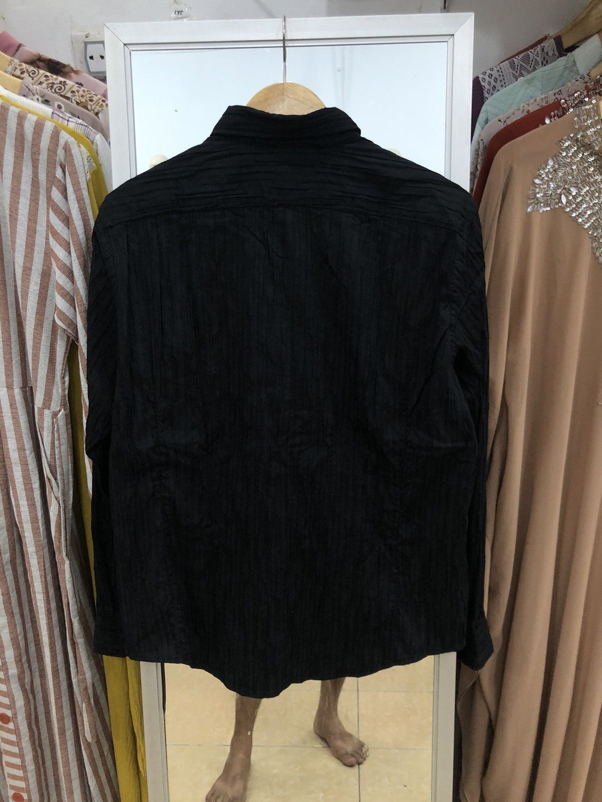 Japanese Brand × Morgan Homme Morgan Homme Pleated Shirt Size US M / EU 48-50 / 2 - 5 Thumbnail
