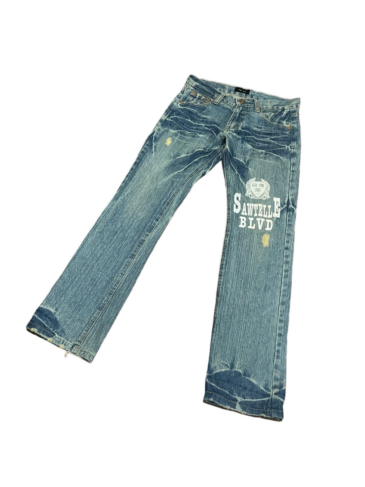 Hysteric Glamour Japanese Point Loma Sawtelle BLVD Stonewash Jeans Size US 32 / EU 48 - 4 Thumbnail