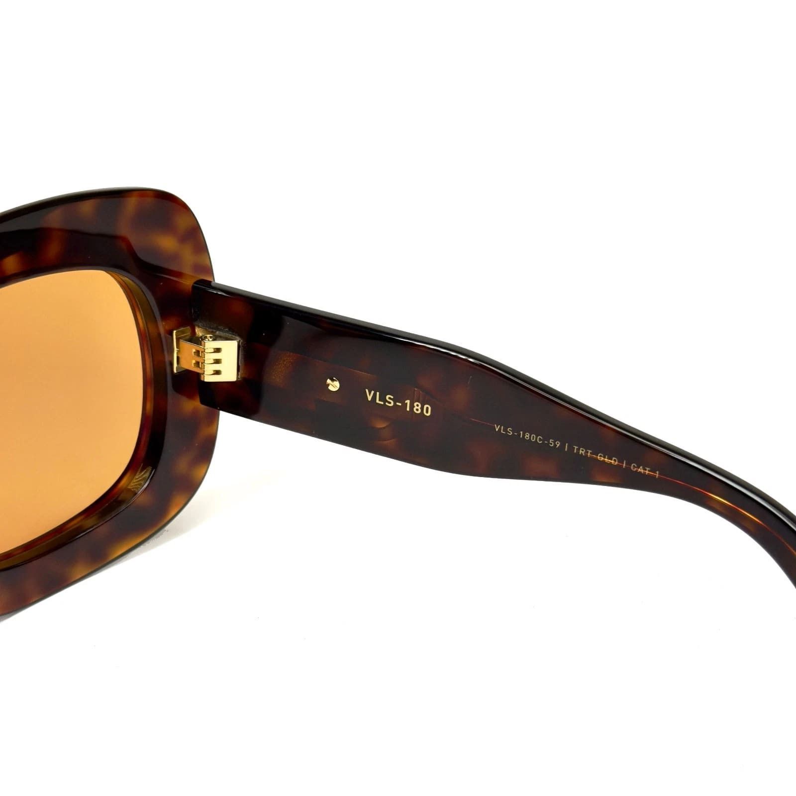 Valentino VALENTINO VLS180 Havana Oversized VLS 180C Logo Sunglasses Size ONE SIZE - 3 Thumbnail