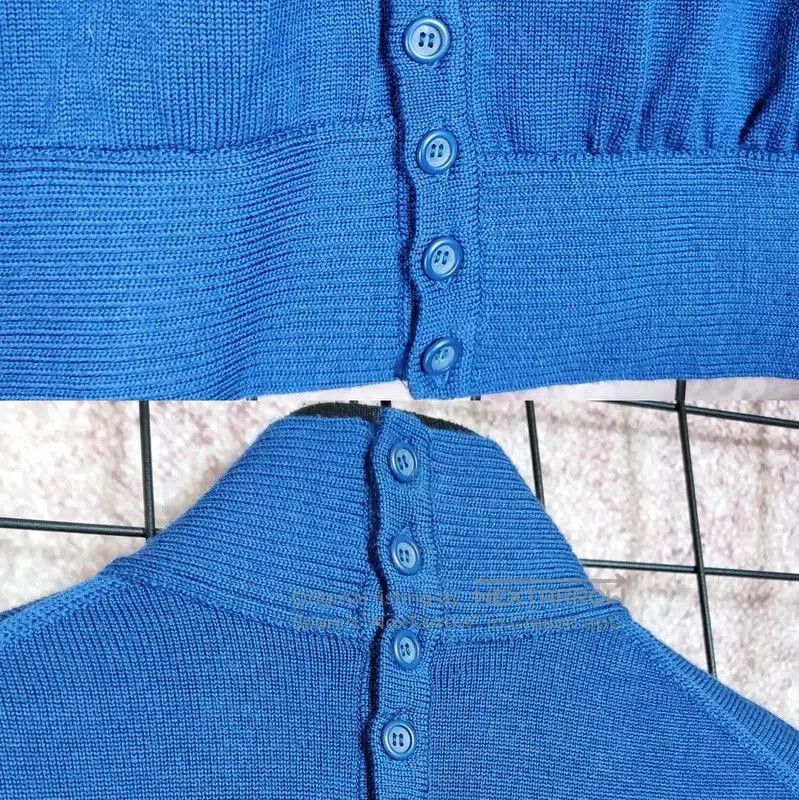 Dior Dior Blue Wool Long Sleeve Pullover Sweater . Size M / US 6-8 / IT 42-44 - 6 Thumbnail
