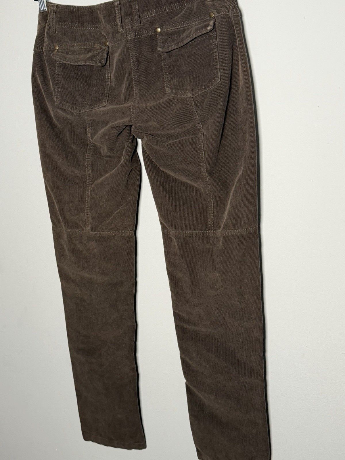 Linea Linea Emme Women’s Brown Corduroy Trousers W33 L32 Y2K Size 34" / US 12 / IT 48 - 10 Thumbnail