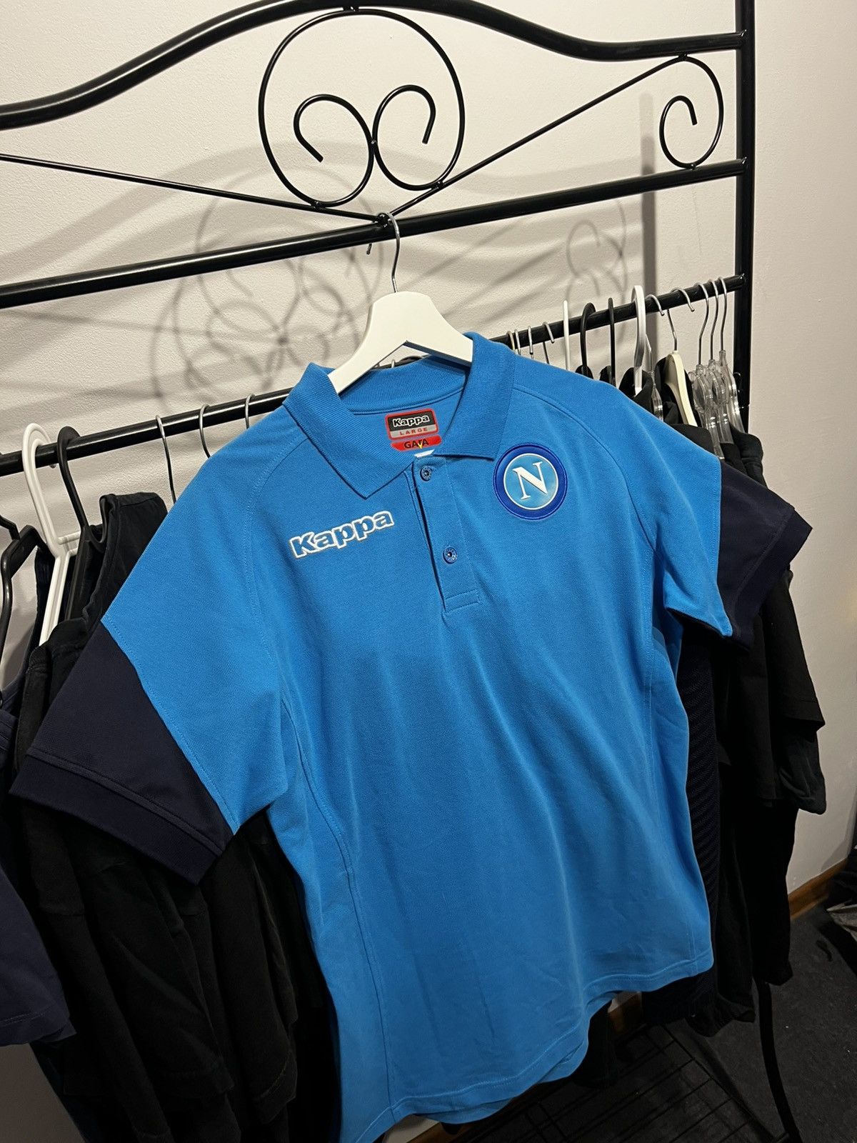 Kappa Napoli polo jersey Kappa y2k football cheef keef Size US L / EU 52-54 / 3 - 4 Thumbnail