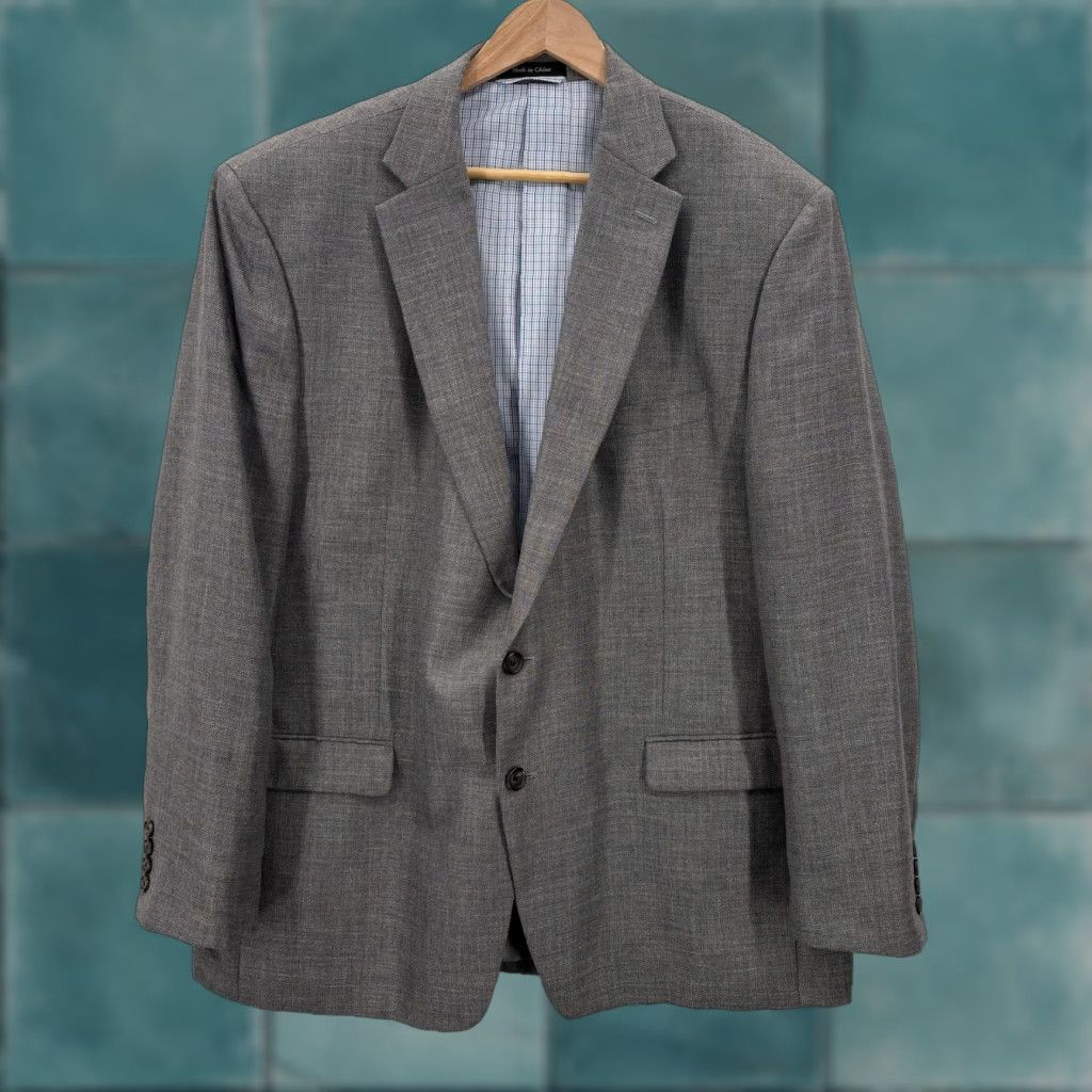 Ralph Lauren Lauren Ralph Lauren Blazer Mens 48R Gray Two Button Sport Coat Classic Size 48R - 1 Thumbnail