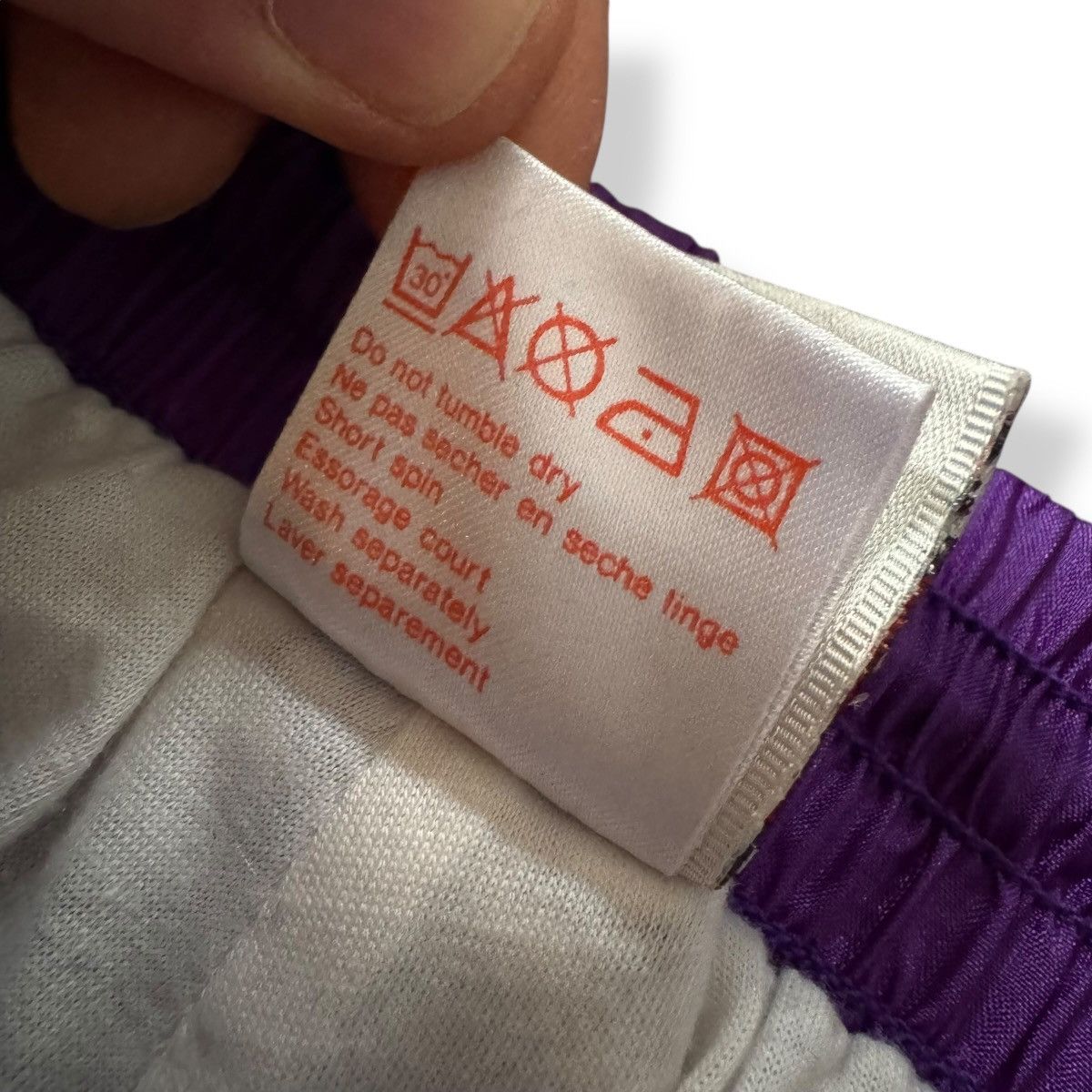 Nike Nike Track Purple Pants Nylon Streetwear Joggers Y2K Size US 32 / EU 48 - 5 Thumbnail
