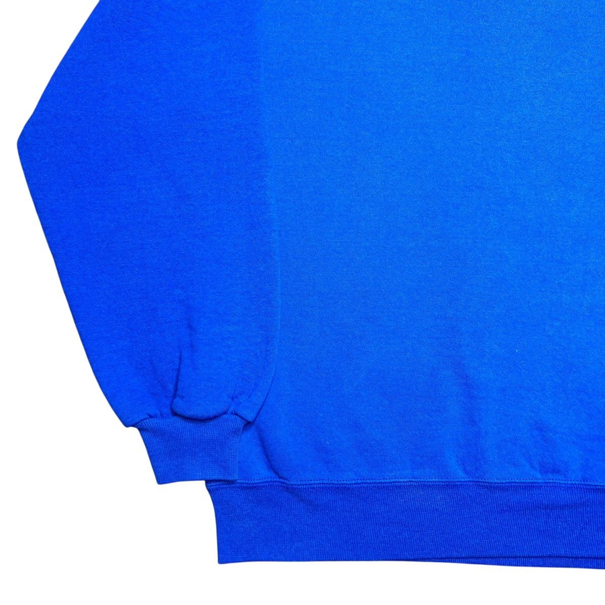 Russell Athletic Vintage 90s Russell Athletic Blue USA Made Blank Sweatshirt Size US XL / EU 56 / 4 - 15 Thumbnail