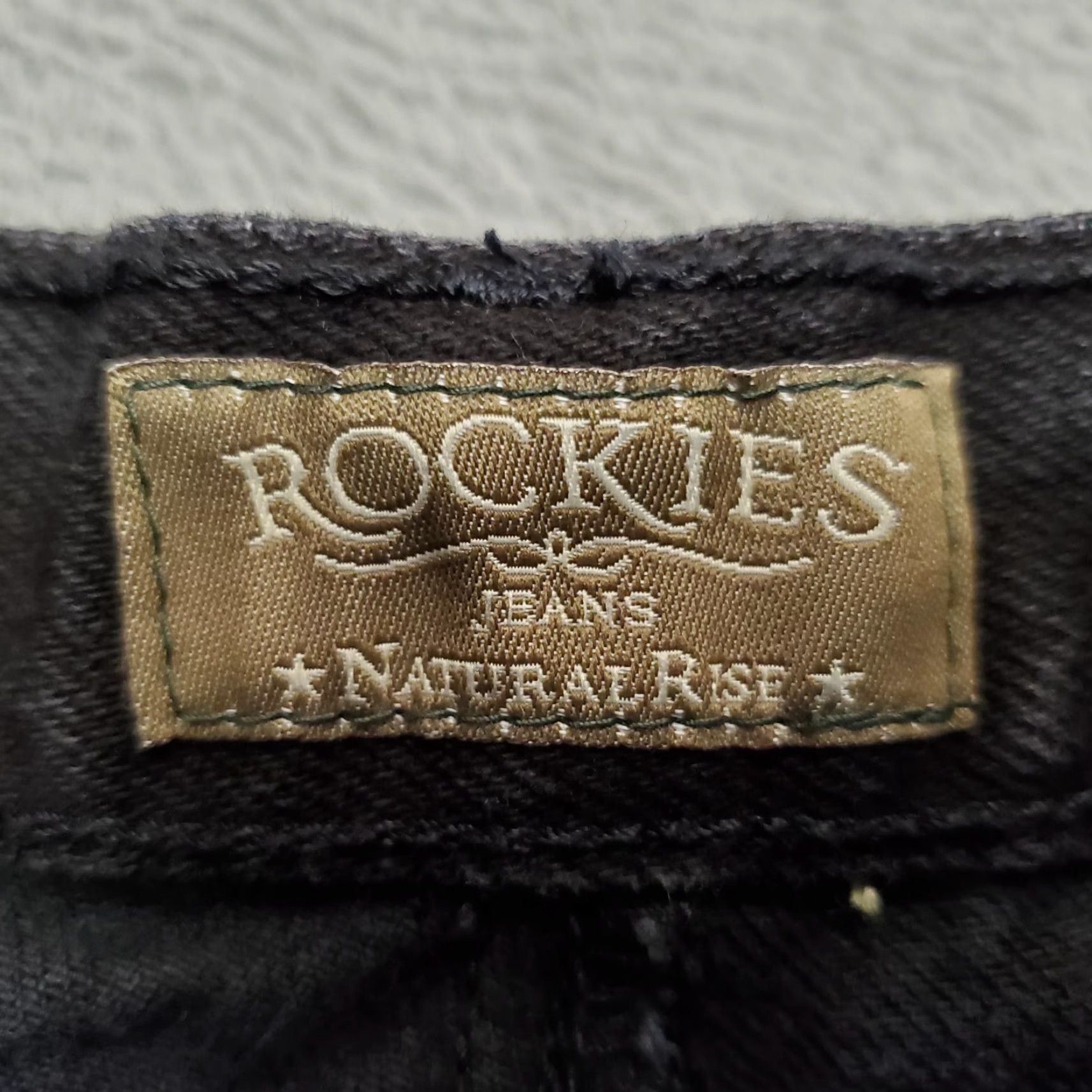 Vintage VINTAGE Rockies Jeans Womens 6 Long Black Denim Relaxed Fit Denim Natural Rise Jeans 5-Pocket Cowboy Outdoor Womens Size 30" / US 8 / IT 44 - 7 Thumbnail