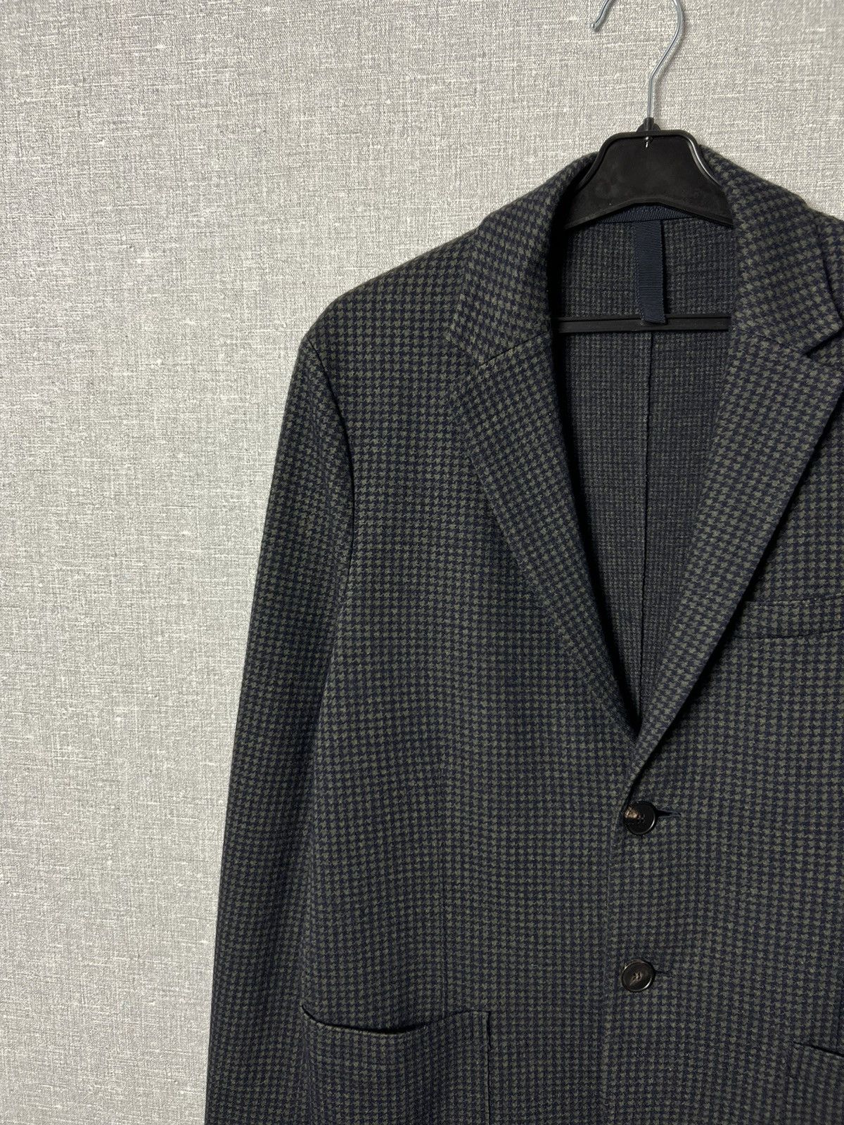 Harris Wharf London Harris Wharf London Moleskin Houndstooth Soft Blazer Jacket Size 38R - 8 Thumbnail