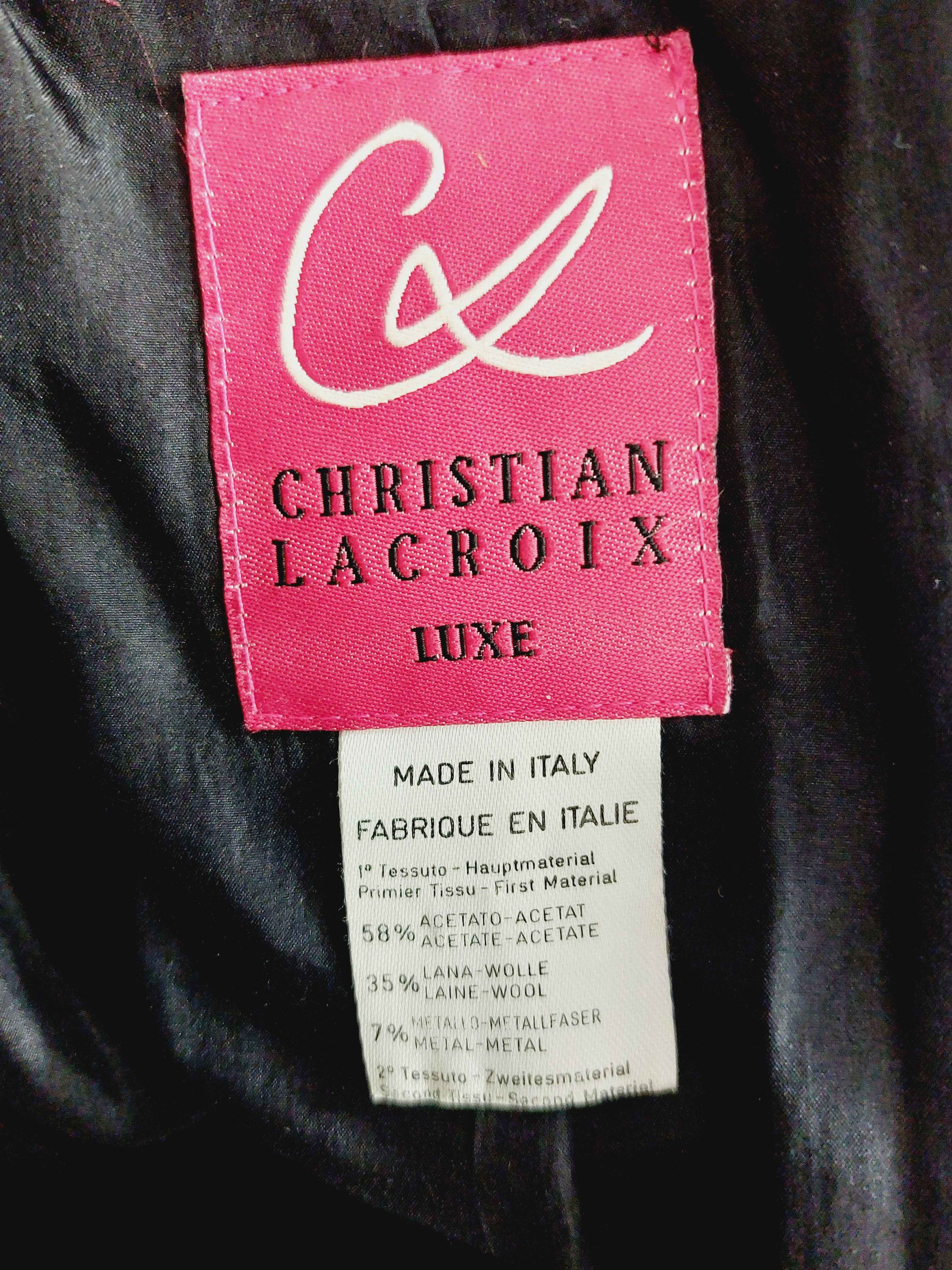 Christian Lacroix Christian Lacroix Luxe Copper Lamé Cocktail Coat Suit Size L / US 10 / IT 46 - 15 Thumbnail