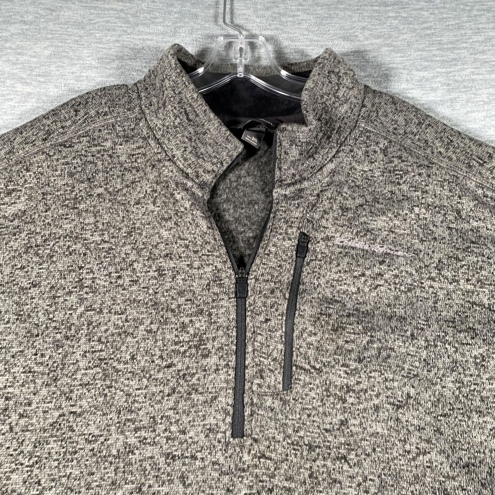 Eddie Bauer Eddie Bauer Sweatshirt Mens 3XL Gray 1/4 Zip Fleece Pullover Mock Neck Pockets Size US XXL / EU 58 / 5 - 4 Thumbnail