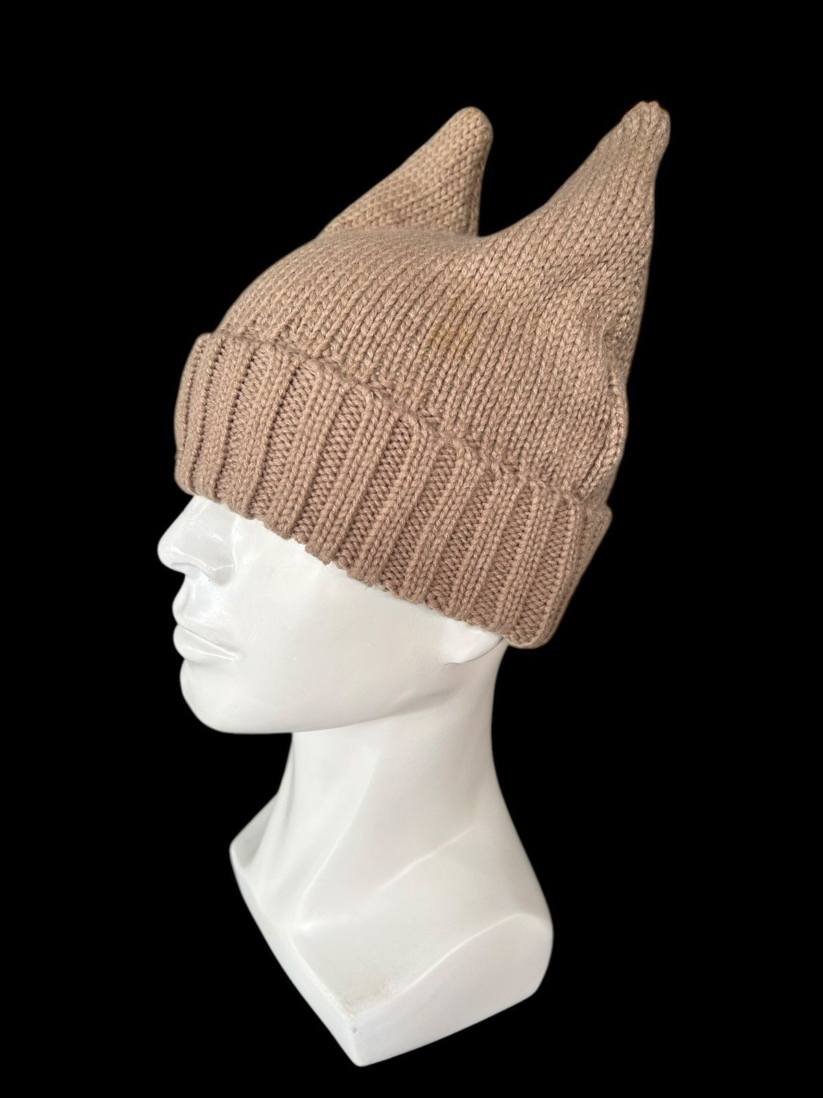 14th Addiction × Japanese Brand × Le Grande Bleu (L.G.B.) Japanese Horn Devil Knitted Beanie Hats ☠️ Size ONE SIZE - 3 Thumbnail